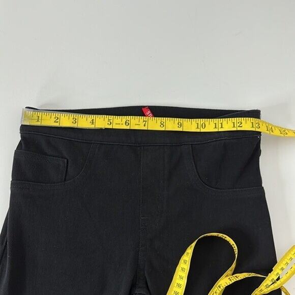 Spanx Perfect Pant Womens Small Black Slim Straight Pull on Stretch Pockets - Picture 11 of 15